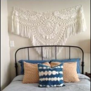 Crocheted shawl / wall hanging